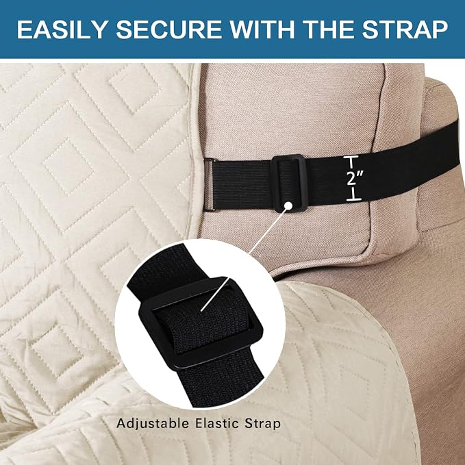 H.VERSAILTEX Reversible Sofa Slipcover Furniture Protector Water Resistant 2 - Image 4