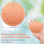 2pcs Bird Bath Copper Disk, Premium 99.99% Pure Copper, Less Cleaning Frequency - Image 5