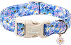 Floral Dog Collar for Small Dogs by Babolepet