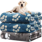 Rezutan Premium Dog Blankets for Large Dogs & Cat Flannel Blanket Washable by Rezutan