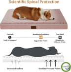 WNPETHOME Orthopedic Dog Bed for Crate, Waterproof Extra Large Dogs Bed - Image 3