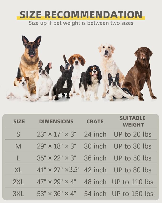 Orthopedic Dog Beds for Extra Large Dogs Waterproof Pet Mattress - Image 7