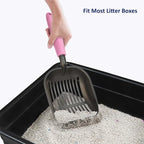WePet Cat Litter Scoop, Non-Stick Plated Aluminum Alloy Sifter, Kitty Durable - Image 6