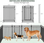 Dog Playpen Metal Dog Fence Outdoor - Image 3