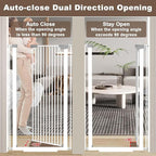 Fairy Baby 51.18" High Extra Tall Cat Gate, 29.5"-40.5" Wide Baby Gate - Image 5