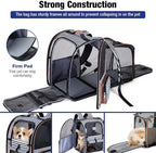 Lekebobor Extra Large Cat Backpack Carrier Expandable Pet Carrier Backpack - Image 3