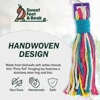 Sweet Feet and Beak Platinum Tweeter Weave Bird Toys - Image 7