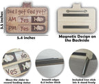 Cat Feeding Tracker-AM PM 2-Meal Wooden Fridge Magnets - Image 2