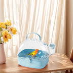 Bird Travel Carrier, PVC Travel Hamster Cage - Image 7