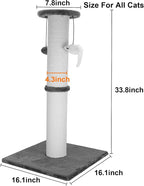 Cat Scratching Post 34 Inches Heavy Duty and Thicker Cat Scratching Post Cotton - Image 2