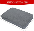 Dog Bed Covers Soft Plush Replacement Washable, Waterproof Pet Mattress Bed - Image 6
