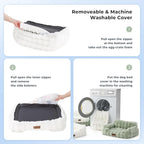 Cat Couch Bed for Indoor Cats-Orthopedic Cat Sofa - Image 7