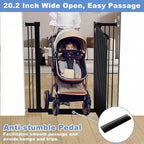 40.5" Extra Tall Baby Gate for Stairs, 29.5"-40.5" Extra Wide Dog Gate Indoor - Image 5