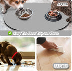 Dog Feeding Mat 24''x16'', Absorbent Pet Food Mat, No Stains Quick Dry Pet - Image 5
