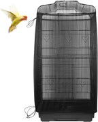 ASOCEA Large Bird Cage Seed Cather, Bird Cage Cover Adjustable Soft Airy Skirt by ASOCEA