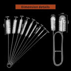 10 Pcs Flexible Drain Brush Straw Cleaner Brush Set, Pipe Cleaners Brush - Image 4
