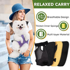 Pet Carrier Backpack, Hands-Free Adjustable Dog Front Carrier Legs Out & - Image 3