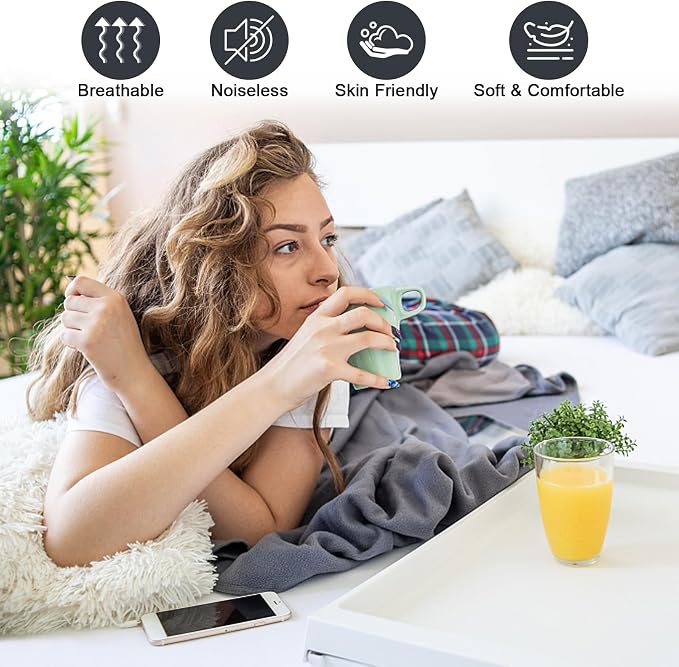 King Mattress Protector Waterproof, Fitted Sheet Style Breathable Mattress Cover - Image 2