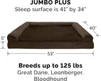 Furhaven Orthopedic Dog Bed for Large Dogs w/ Removable Bolsters & Washable - Image 3