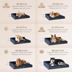 EHEYCIGA Memory Foam Dog Bed Large Size Dogs, Orthopedic Dog Bed Large - Image 2