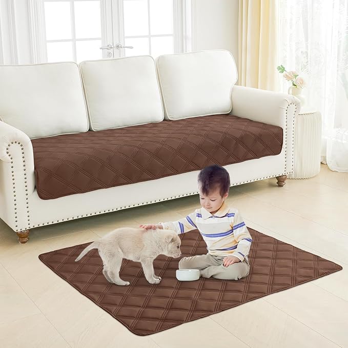 Smiry Waterproof Dog Bed Cover Blanket 82x82, Soft Reversible Pet Blanket - Image 7
