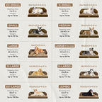 Large Dog Bed Orthopedic Washable: Extra Brown Large Big Dog Bed - Image 3