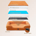 EHEYCIGA Orthopedic Dog Beds for Extra Large Dogs, Waterproof Memory Foam XL - Image 5