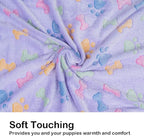 Dono 1 Pack 3 Dog Blankets, Soft Fluffy Fleece Pet Blanket Warm Sleep Mat Paw - Image 6