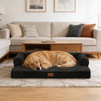 Orthopedic Dog Beds for Extra Large Dogs, Waterproof Egg Crate Foam XL Dog Bed - Image 9