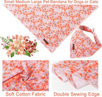 Summer Dog Bandana, UP URARA PUP Orange Bandana - Image 2