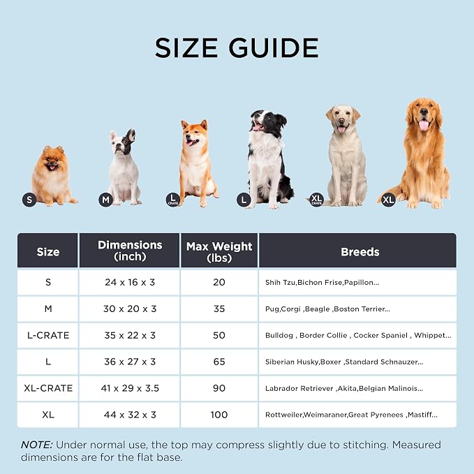 Bedsure Cooling Dog Bed Large Sized Dog - Image 7
