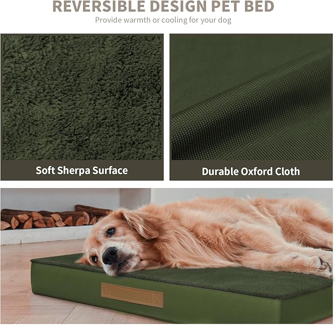 Orthopedic Dog Bed for Large Dogs, Plush Washable Pet Bed for Large Size Dogs - Image 7