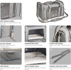 Henkelion Large Cat Carriers Dog Carrier Pet Carrier - Image 3