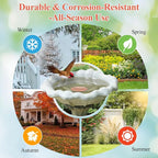 2pcs Bird Bath Copper Disk, Premium 99.99% Pure Copper, Less Cleaning Frequency - Image 2