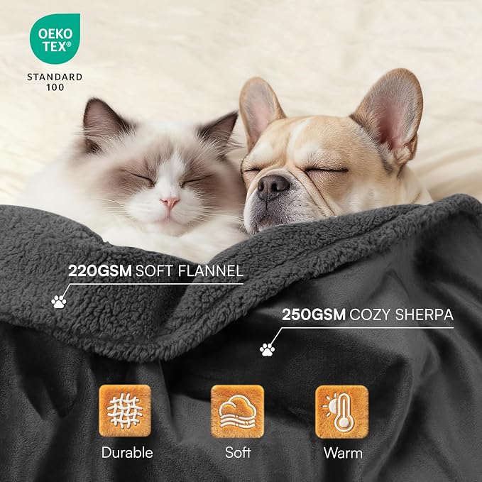 Luciphia Waterproof Pet Blankets, Liquid Pee Proof Dog Blanket - Image 3