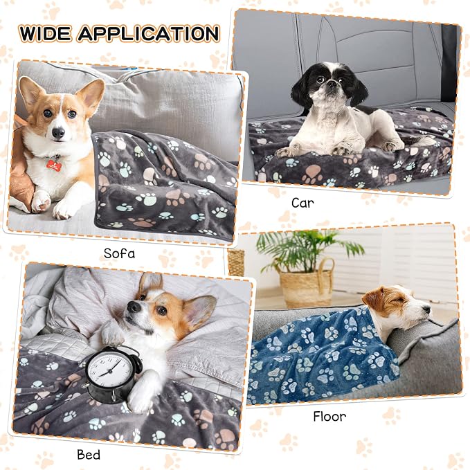 Rezutan Premium Dog Blankets for Large Dogs & Cat Flannel Blanket Washable - Image 6