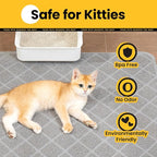 Cat Litter Mat Litter Trapping Mat, Less Waste Cat Litter Box Mat, Soft on - Image 8