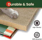 Cardboard Cat House with Scratch Pad & Catnip, Cat Play Scratching House - Image 7