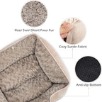 INVENHO Large Rectangle Orthopedic Dog Bed - Image 4