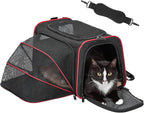 Petsfit Expandable Cat Carrier Dog Carriers, Airline Approved Soft-Sided by Petsfit