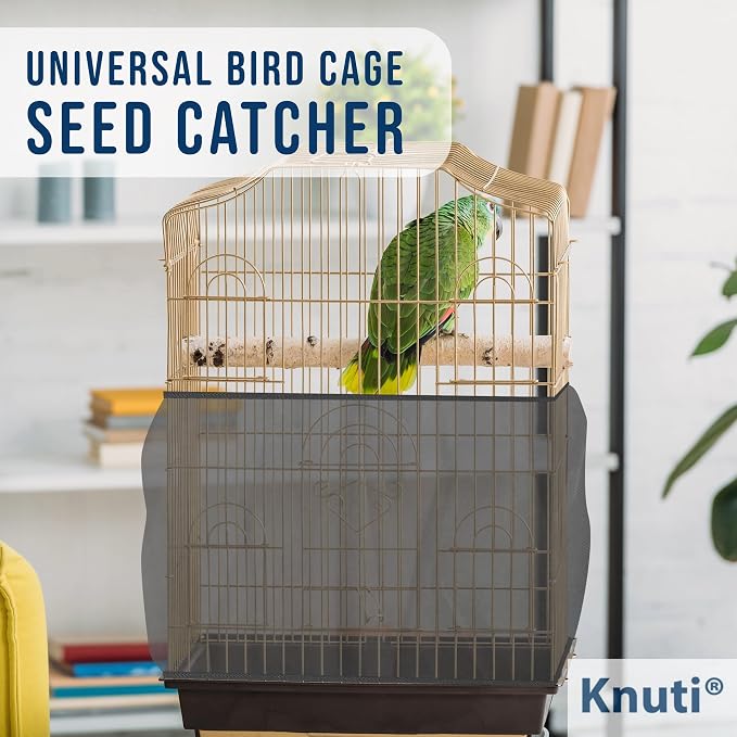 Universal Bird Cage Seed Catcher Universal Mesh Skirt Cover Stretchy Small - Image 4