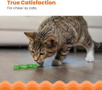 Petstages Orkakat Wiggle Worm Dental Catnip Cat Chew Toy - Image 2