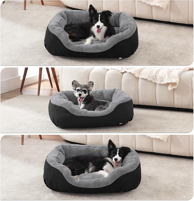 INVENHO Small Dog Bed Washable Orthopedic Calming Warming Durable Pet Bed - Image 8