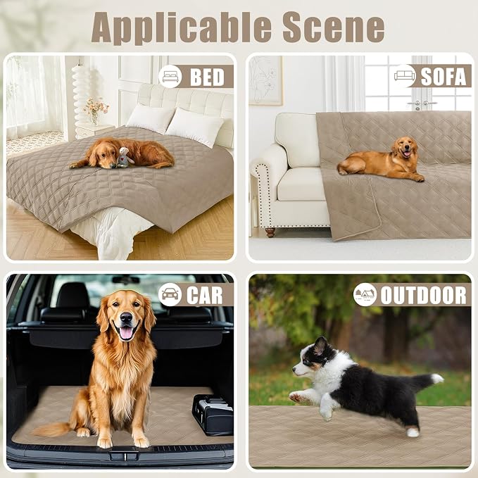 Smiry Waterproof Dog Bed Cover Blanket 40x50, Soft Reversible Pet Blanket - Image 5