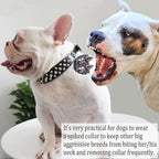 TEEMERRYCA Adjustable Microfiber Leather Spiked Studded Dog Collars - Image 3
