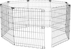 Amazon Basics Foldable Octagonal Metal Exercise Dog Playpen by AmazonBasics