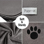 Microfiber Dog Towels for Drying Dogs, Super Absorbent and Soft Pet Grooming - Image 2