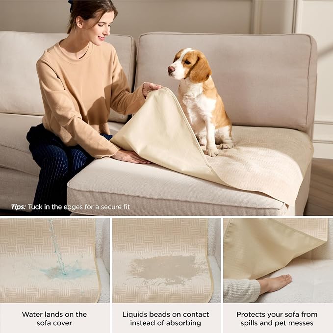 Bedsure Waterproof Couch Cover for Dogs Washable - Image 2