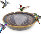 RONDURE 2 pcs Bird Bath Purification Disk Copper and Iron-Silver 4 Inch Bird - Image 4