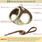 AIITLE Easy Walk Dog Harness and Leash Set - Image 3